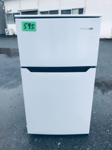 ✨2017年製✨595番 Hisense✨2ドア冷凍冷蔵庫✨HR-B95A‼️