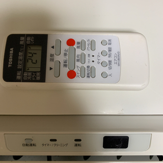 お引渡し成立TOSHIBA 2018年製　省エネ　ルームエアコン　6〜8畳用　使用感少なく美品