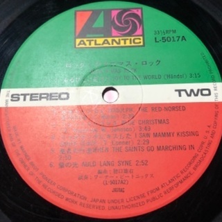 ロック・クリスマス・ロック rock christmas ワーナー・ビートニックス