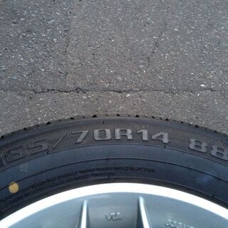 グッドイヤー 185/70R14 夏タイヤ アルミホイール付き GT-HYBRID 4本セット 14インチ 6J PCD 114.3 (マルチピッチ) 5穴 ET38