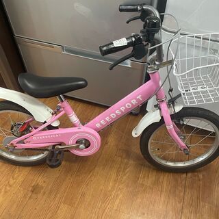 子供用自転車　ピンク　キズ有　スタンド無し
