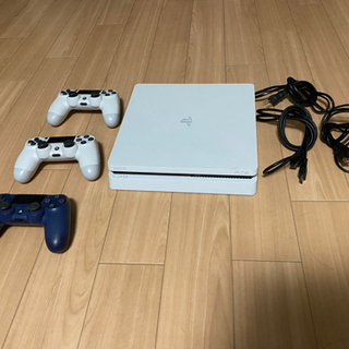 PS4 本体 CUH-2100B 箱付き コントローラー3台付き