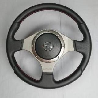 美品 日産純正 MOMOスポーツステアリング ハンドル 車