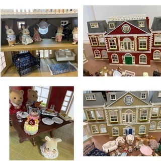 赤いホテルと小物のみ。超レア シルバニアファミリー ホテル