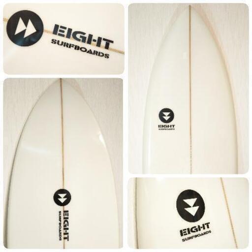 ☆１回試乗☆EIGHT SURFBOARD ショートボード6´4″(193cm)FCSフィン