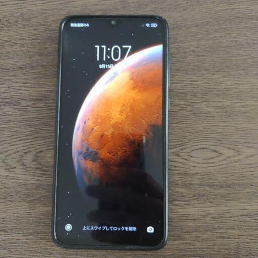 redmi note 8pro　Xiaomi　本体のみ