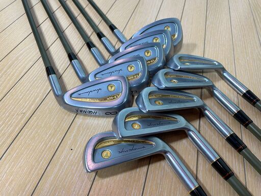 【愛品館八千代店】 HONMA NEW SUPER LIGHT TITANIUM CARBON 4星 金モグラ アイアンセット【愛八LS】
