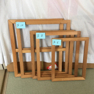 お値下げ【画材】絵の額(F3×2，F4，F6，F30の5点)