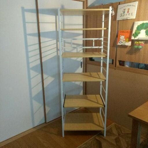 キッチンラック　レンジ台　ナチュラル