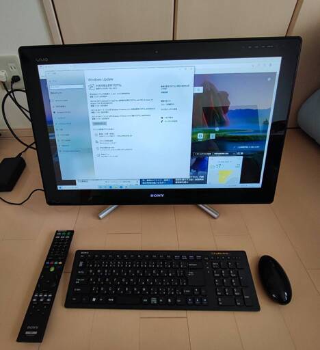 SONY ソニー VPCL218FJ 24型テレビ一体型PC 中古 Windows10インストール キーボード