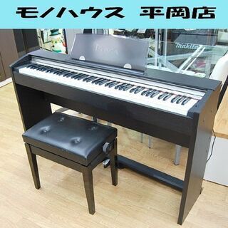 CASIO 電子ピアノ PX-730 Privia 88鍵盤 ブラック 椅子付き 2010年製