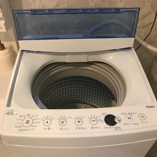 20日間のみ使用 保証書付  4.5kg  洗濯機 Haier