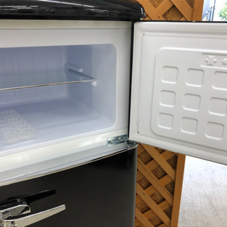 愛品館江戸川店】「保証有り」レトロデザイン♪ オーヤマ 114L 2ドア