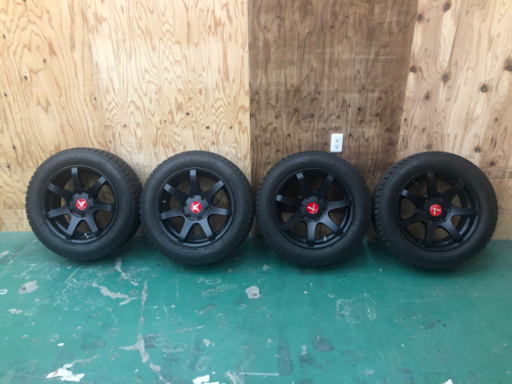 CAMYURA GOODYEAR スタッドレスタイヤ ホイールセット 215 60R17 ハイエース
