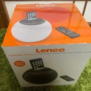 早い者勝ち！　値下げ！Lenco iPod ボールスピーカー　★...