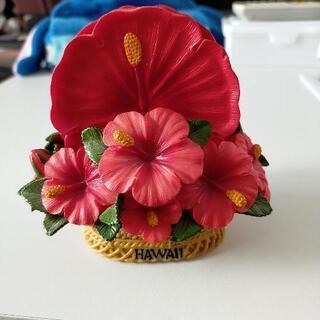 受付中止 コースター 飾り ハイビスカス Hawaii ハワイ土産