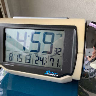 目覚まし時計（電波時計）差し上げます【大音量注意】SEIKO S...