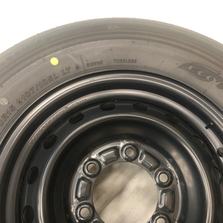 ①ハイエース　新車外し４本分 BRIDGESTONE エコピア195/80R15 エコピア 送料無料 200系 ハイエース 純正 新車外し