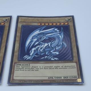 美品　遊戯王　ブルーアイズ英語　海外版　CT13-EN008　3枚　UR
