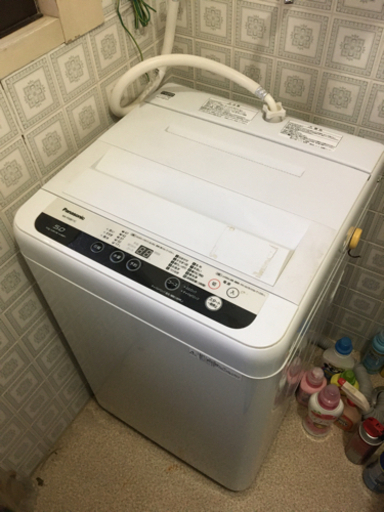 全自動洗濯機パナソニック5kg 2018年購入品