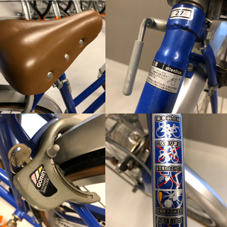 27インチ シマノ6段変速 譲渡書あり オートライト 一流メーカー