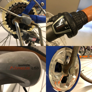 27インチ シマノ6段変速 譲渡書あり オートライト 一流メーカー