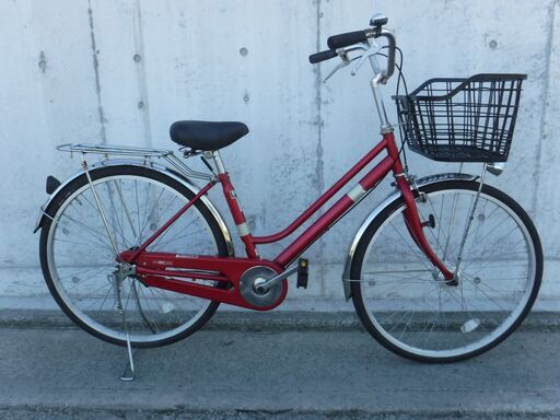 オートライト付き ママチャリ　中古自転車 351