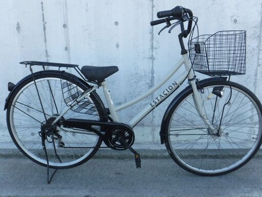 6段変速\u0026オートライト付き シティサイクル　中古自転車 352