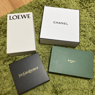 空箱　CHANEL PaulSmith LOEWE YIESSA...