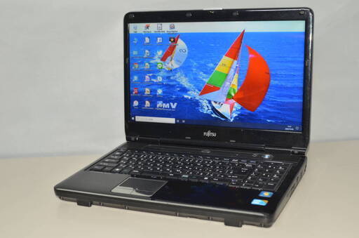 中古良品 最新Windows10+office 富士通 AH55/DC i5-480M/大容量HDD750GB/4GB/15.6インチ/無線内蔵/USB3.0/ブルーレイ/HDMI/便利なソフト