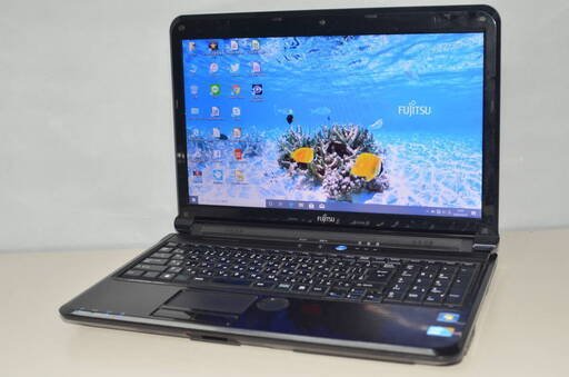 中古ノートパソコン Windows10+office AH53/C core i3-380Ｍ/大容量HDD750GB/4GB/15.6インチ/DVDマルチ/HDMI/無線/テンキー/便利ソフト多数