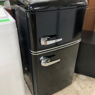 【店長おすすめ‼️持ち手がオシャレ】 オーヤマ 2ドア冷凍冷蔵庫 PRR-082D-LG 81L 2021年製 店長おすすめ‼️持ち手がオシャレ?】 オーヤマ 2ドア冷凍冷蔵庫