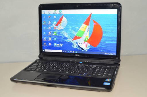 Windows10+office 爆速新品SSD256GB 富士通 LIFEBOOK AH56/C i5-2520M/4GB/15.6インチ/ブルーレイ/無線/Webカメラ/HDMI/便利なソフト
