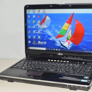 CORE-I5/最新Win10/大容量500GB&4GB/赤色/富士通/テンキ付 Amazon.co