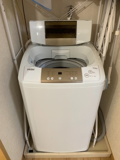 ハイアール7kg  全自動洗濯機
