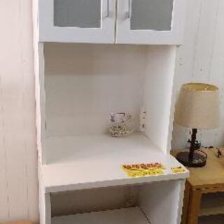 レンジボード キッチン家具 台所 収納 レンジボード ホワイト4...