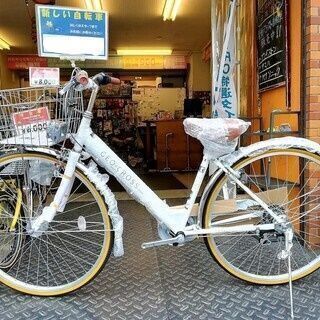 GEO×CROSS[ジオクロス]27吋 シティーサイクル 外装6段/モスグリーン
