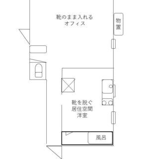 法人登記・居住も可　駅徒歩7分テナント物件