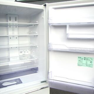 札幌市★ 三菱 / 自動製氷付き 3ドア冷凍冷蔵庫 370L ◆ MR-CX37 スリムで置けちゃう 右開き ファミリーサイズ