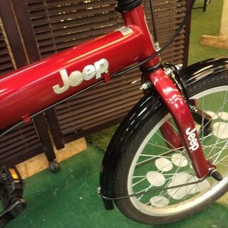 Jeep 20インチ 折りたたみ自転車 外装6段変速【問合わせ番号：122-042754 002】