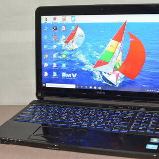 ブルーレイ搭載 バッテリー◎ 15.6 富士通 ノートPC LIFEBOOK WA2/A3