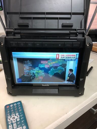 マキタ makita　充電式ラジオ付テレビ　TV100 コードレス テレビ 10V型 (D4211kawxY)