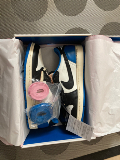 air jordan1 low OG SP travis × fragment design