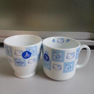 新品 お皿 小皿 丼 お椀 コップ 湯呑み マグカップ ハローキティ 9点  