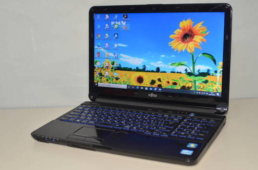 Windows10+office 新品爆速SSD256GB 富士通 AH54/G core i5-2450M 4GB 15.6インチ USB3.0 HDMI 無線 DVDマルチ 便利なソフト多数