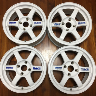 RAYS TE37 16インチ　4穴　鍛造 ボルクレーシング レイズ