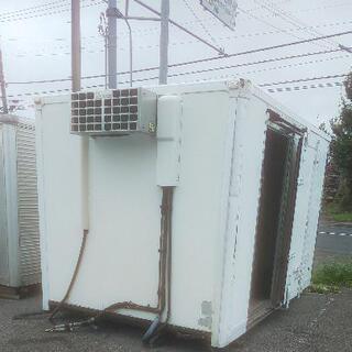 【香取市山之辺】No.M-23【税込み150000円です】 (3t車でも配送可)横スライド扉付き 保冷コンテナ 長さ約360cm×幅215cm×高さ220cmくらい 鍵交換可 配送可 香取市山之辺】No.M-23【税込み150000円です】 (3t車でも配送可)横