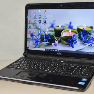 Windows10+office 大容量HDD640GB 富士通 AH54/D 高性能 第二世代i3 