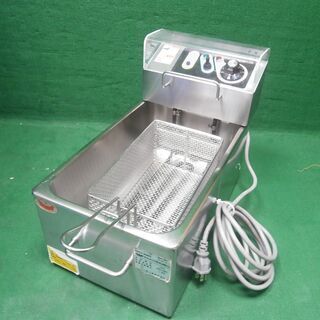 ☆中古品 マルゼン卓上電気フライヤー MEF-M8T 8L 100V 2018年製 揚げ