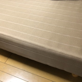 【ネット決済】脚付きマットレス 一体型 ベッド セミダブルベッド...